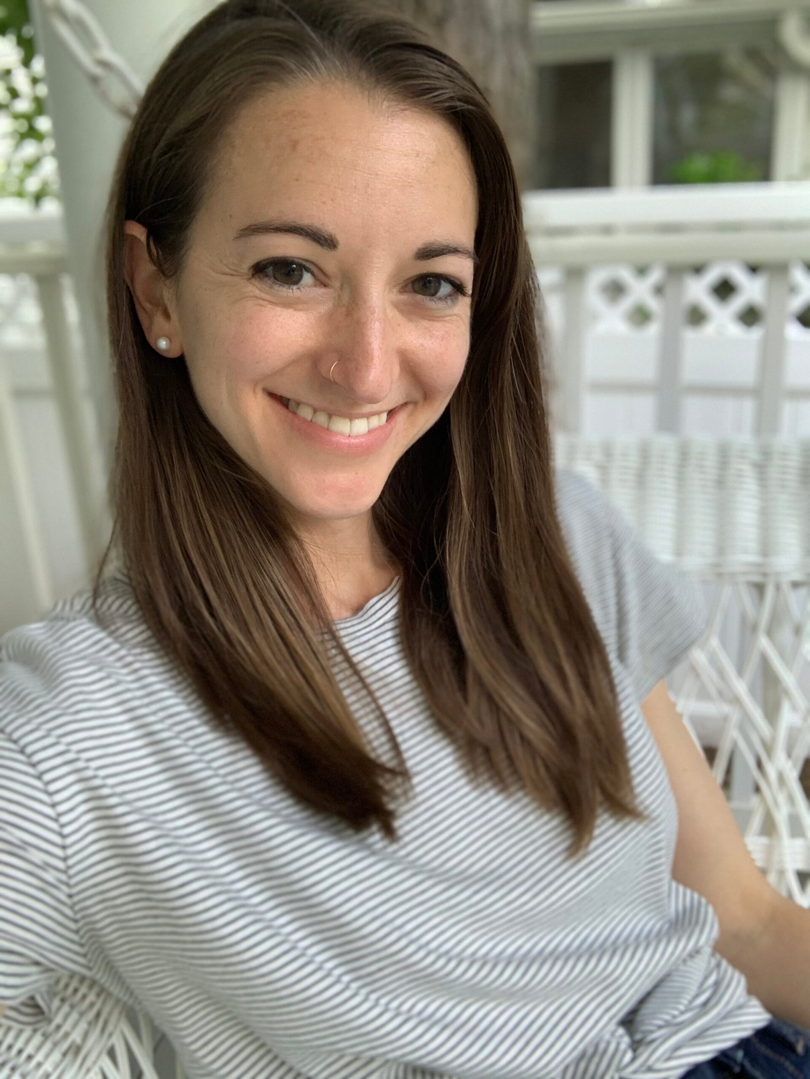 The smiling face of the author Annie Atkin